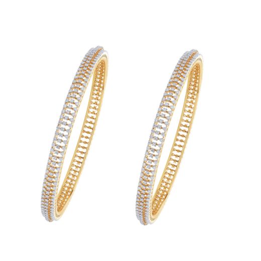 Captivating Bangle in 18KT Yellow Gold Set of 2