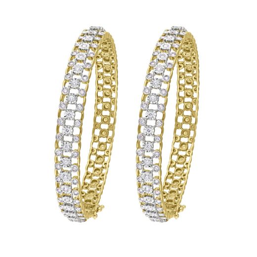 Classic Bangle in 18KT Yellow Gold Set of 2