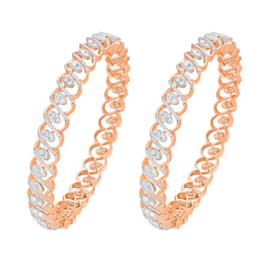 Enigmatic Bangle in 18KT Rose Gold Set of 2