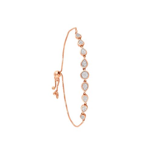 Delicate 14Kt Rose Gold Bracelet