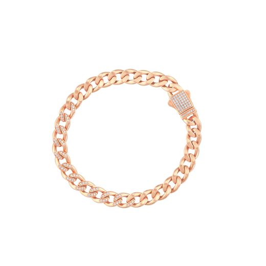 Subtle Men's Diamond Link Bracelet