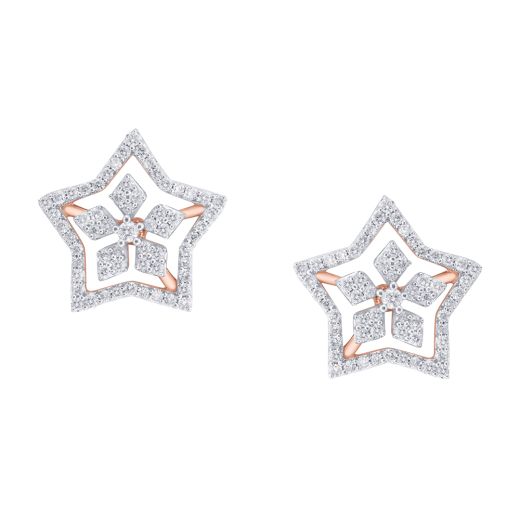 Star Studded Diamond Earrings