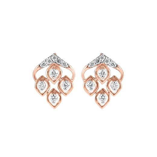 Classic Glamour Diamond Stud Earrings