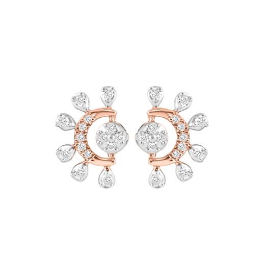 Chic Diamond Stud Earrings