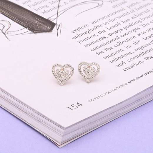 Classic Romantic Diamond Studs