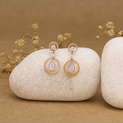 Classic Round Diaond Earrings