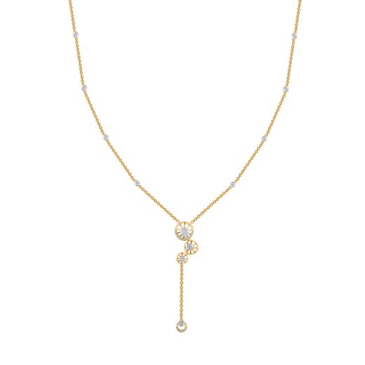 Elegant Diamond Lariat Necklace