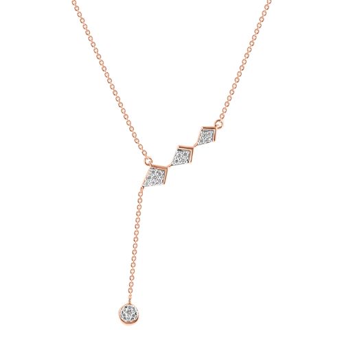 Beautiful Diamond Lariat Necklace