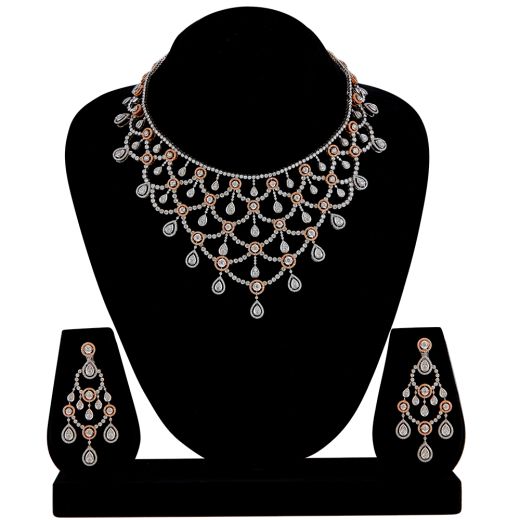 Divine Opulence Diamond Necklace Set