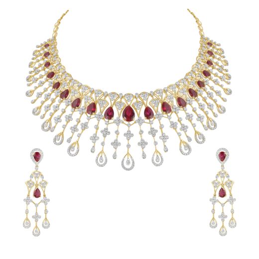 Eternal Splendor Diamond Necklace Set