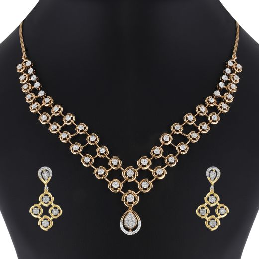 Luminous Grace Diamond Necklace Set