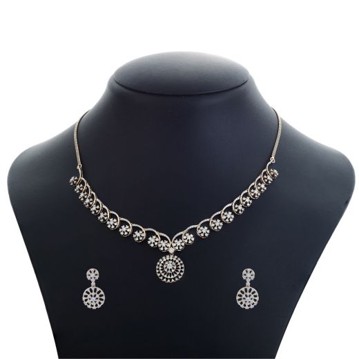 Classic Opulence Diamond Necklace Set