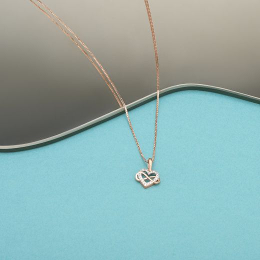 Heart Design Diamond Pendant