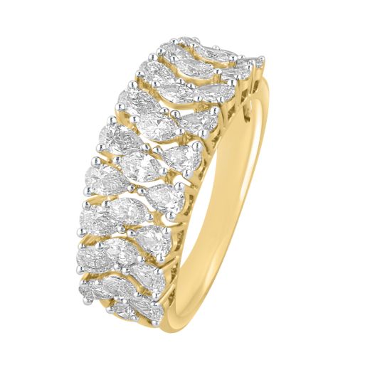 Spangled Diamond Finger Ring