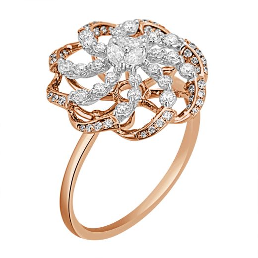 Floral Rush Diamond Ring