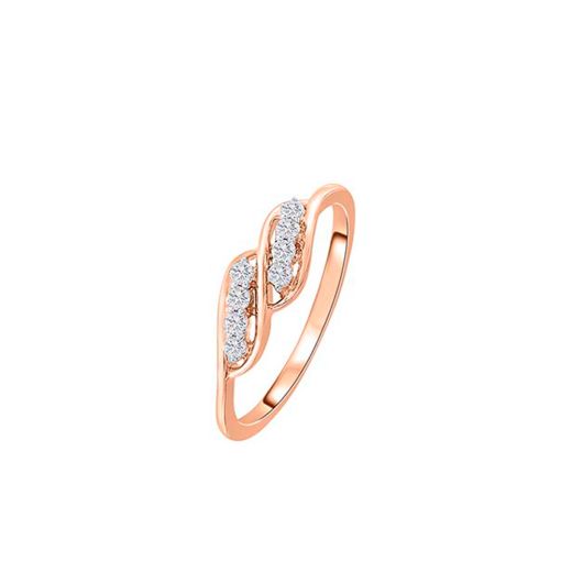 Brilliant Swirl Pattern Diamond Ring