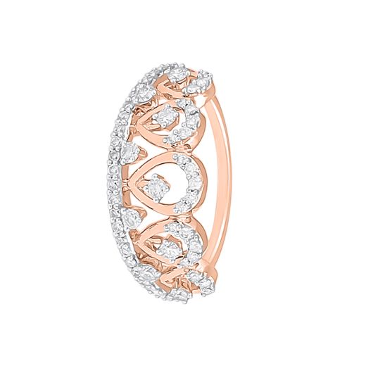 Tiara Design Diamond Finger Ring