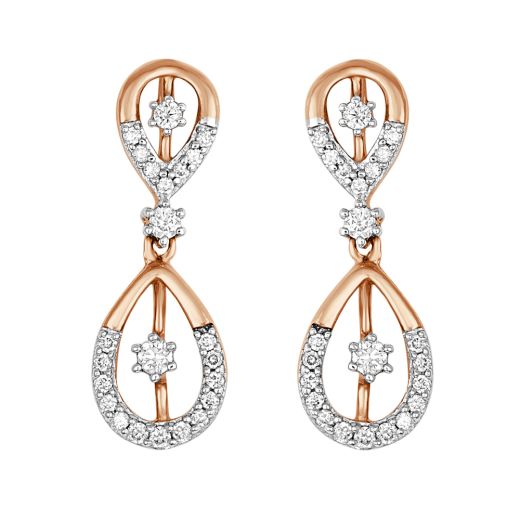 Vibrant Diamond Earrings
