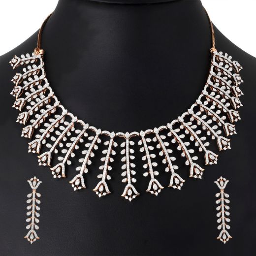 Majestic Brilliance Diamond Necklace Set