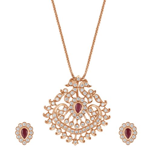 Eternal Sparkle Diamond Pendant Set