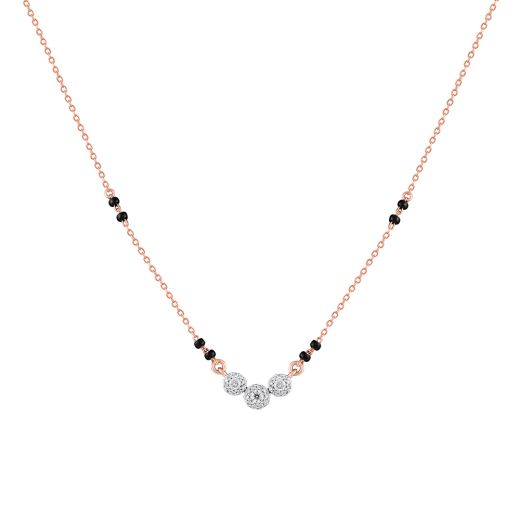 Mesmerising Diamond and Black Beads Mangalsutra