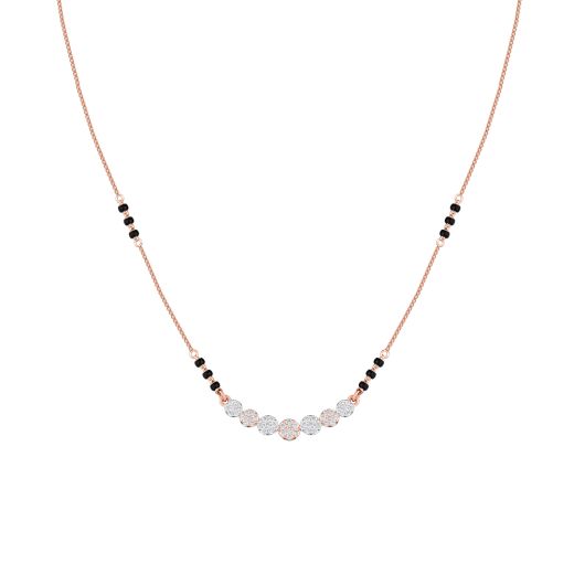 Endless Knot Diamond Mangalsutra