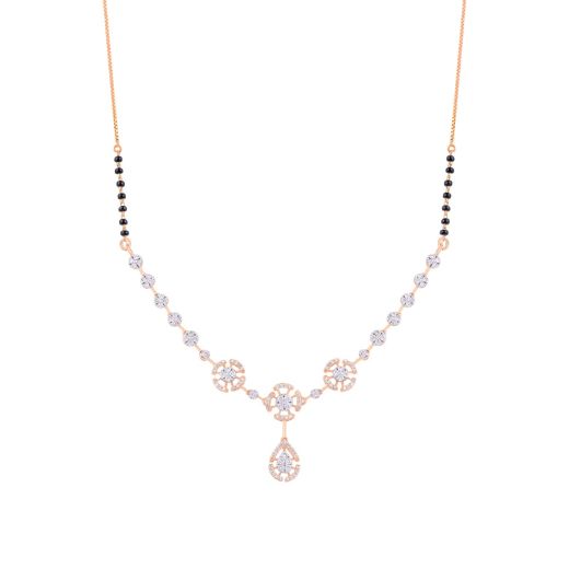 Traditional Rose Gold and Diamond Mangalsutra