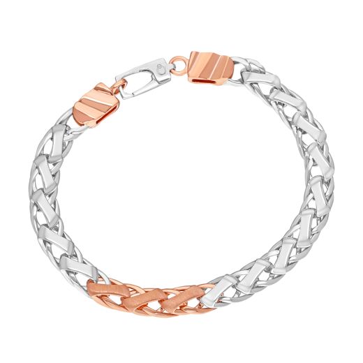 Versatile Diamond and Platinum Men's Bracelet