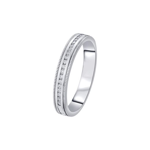 Simple Platinum Ring for Women