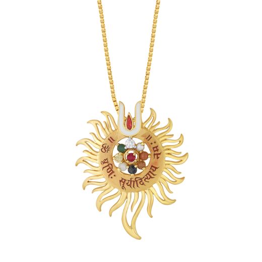 Surya Navratna Pendant