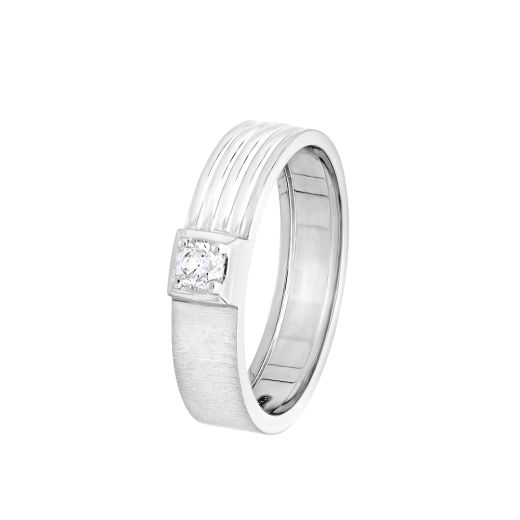 Buy quality 925 sterling silver diamond band Ring for men in Ahmedabad