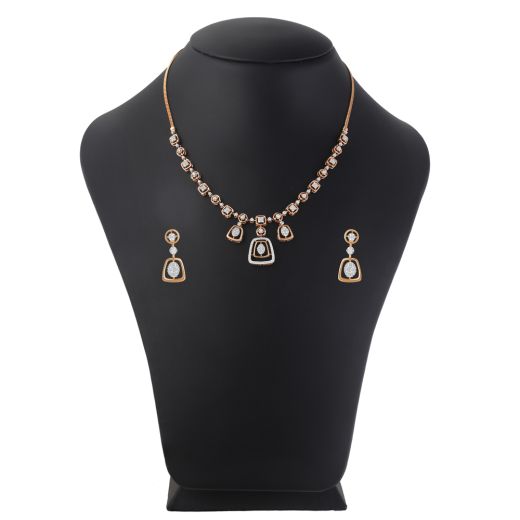 Shimmering Brilliance Diamond Necklace Set