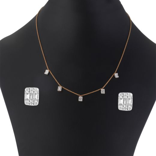 Timeless Charm Diamond Necklace Set