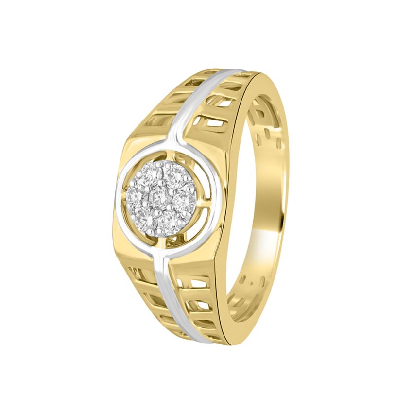 Buy Elegant Finger Ring For Men In Yellow Gold Online | Orra