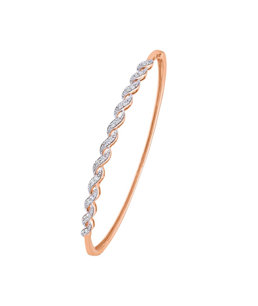 Buy Exquisite Circular Design Diamond Bracelet Online | ORRA