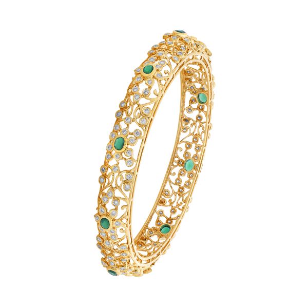 Buy Gleaming Diamond and Rose Gold Bracelet Online | ORRA