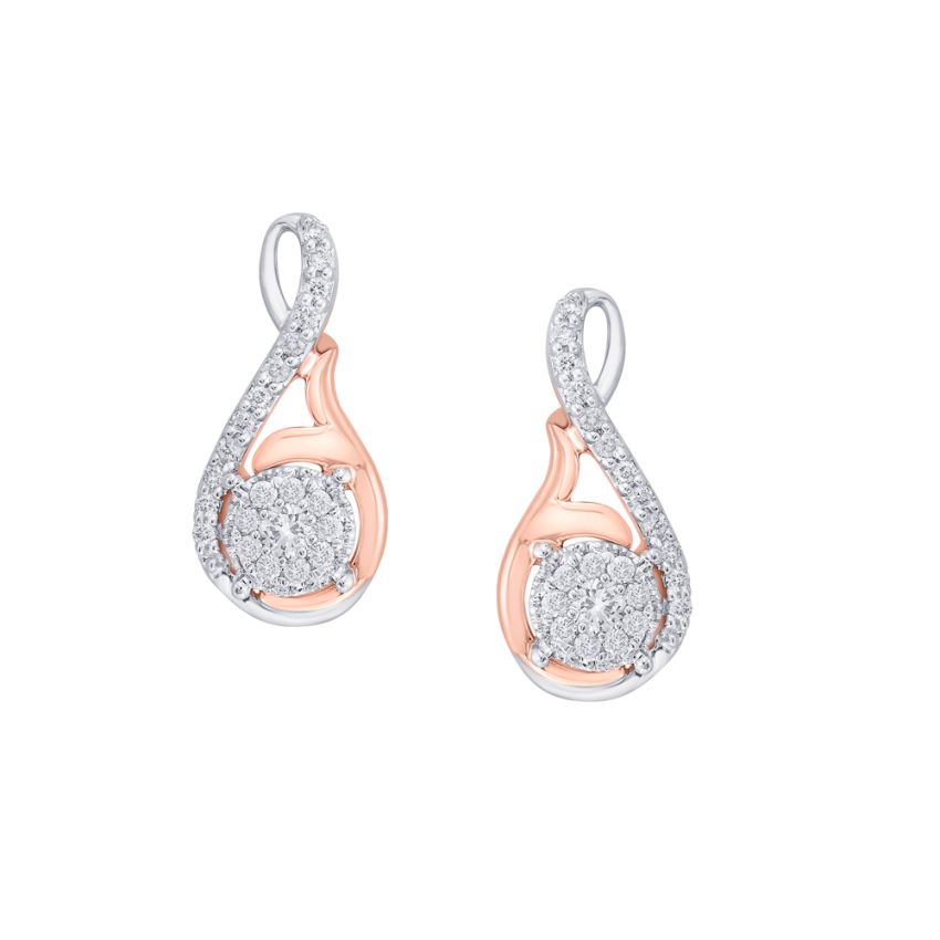 Kay jewelers rose sales gold earrings