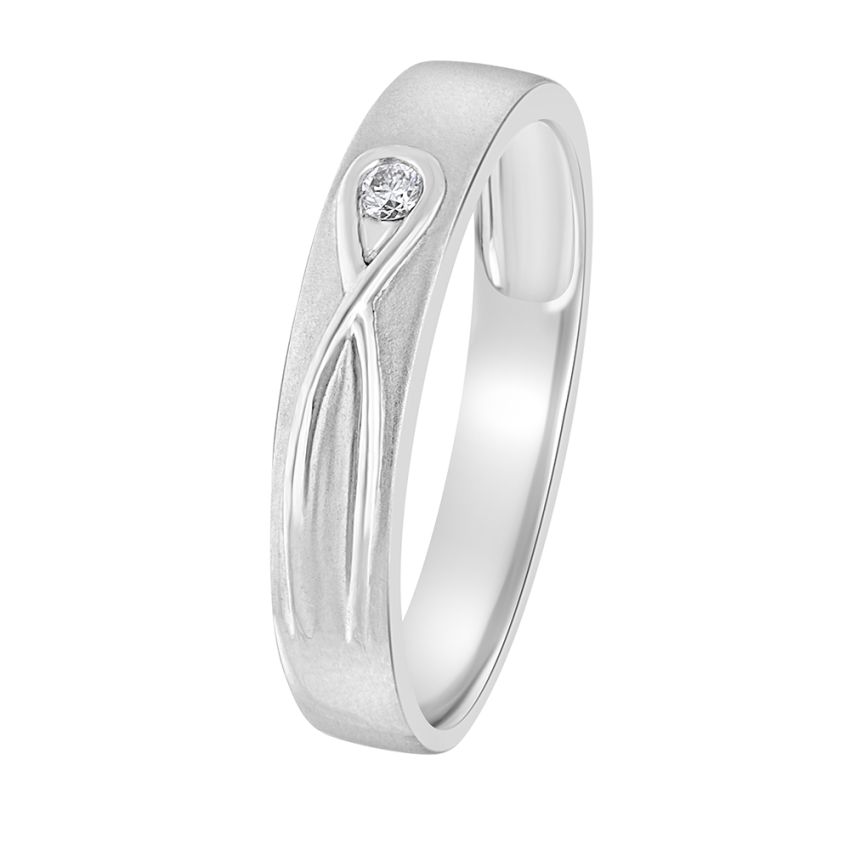100% Modern Mens Platinum Gemstone Ring, Weight: 5 G, 17 mm at best price  in Mumbai