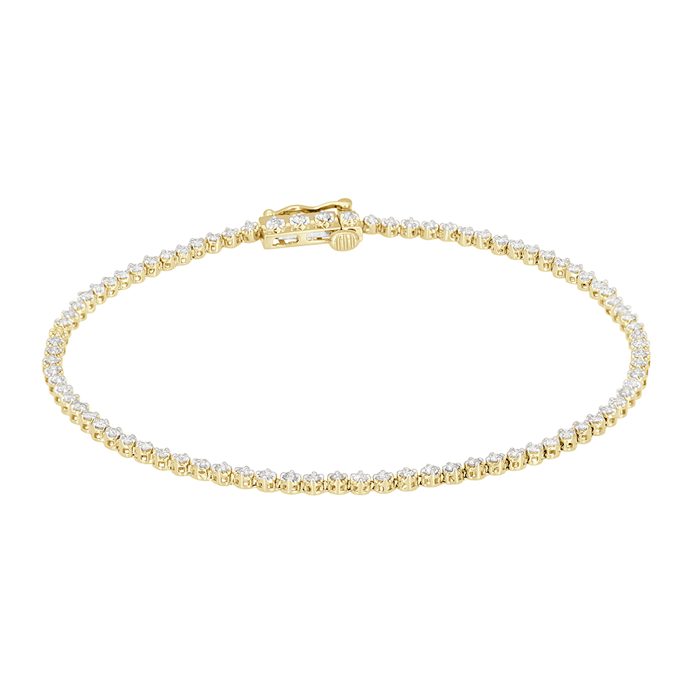 Buy Contemporary Diamond and Rose Gold Bracelet Online | ORRA