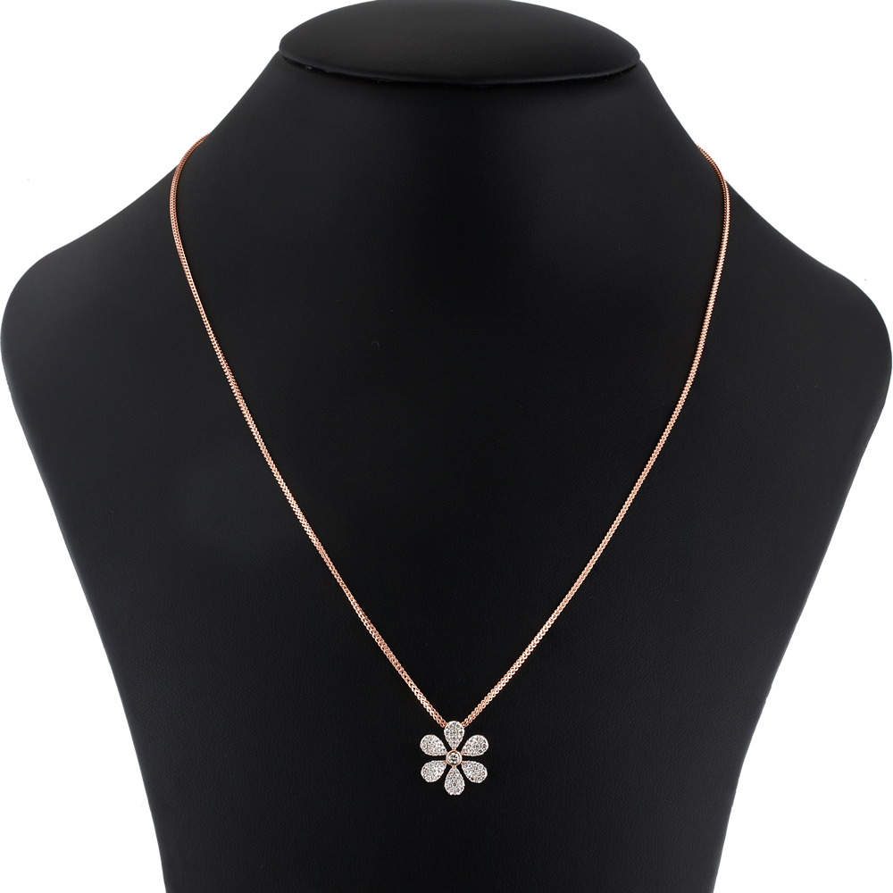 Floral Dove Cross on sale Pendant Necklace 10k Yellow Rose Green Gold 18.5