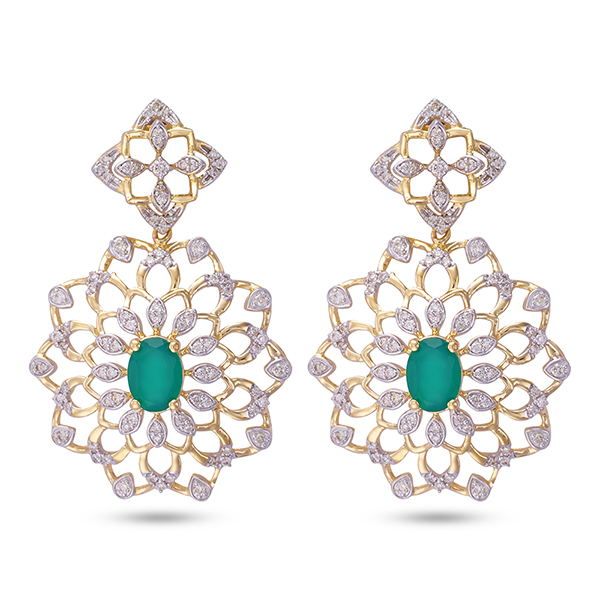 Emerald hot sale earrings grt