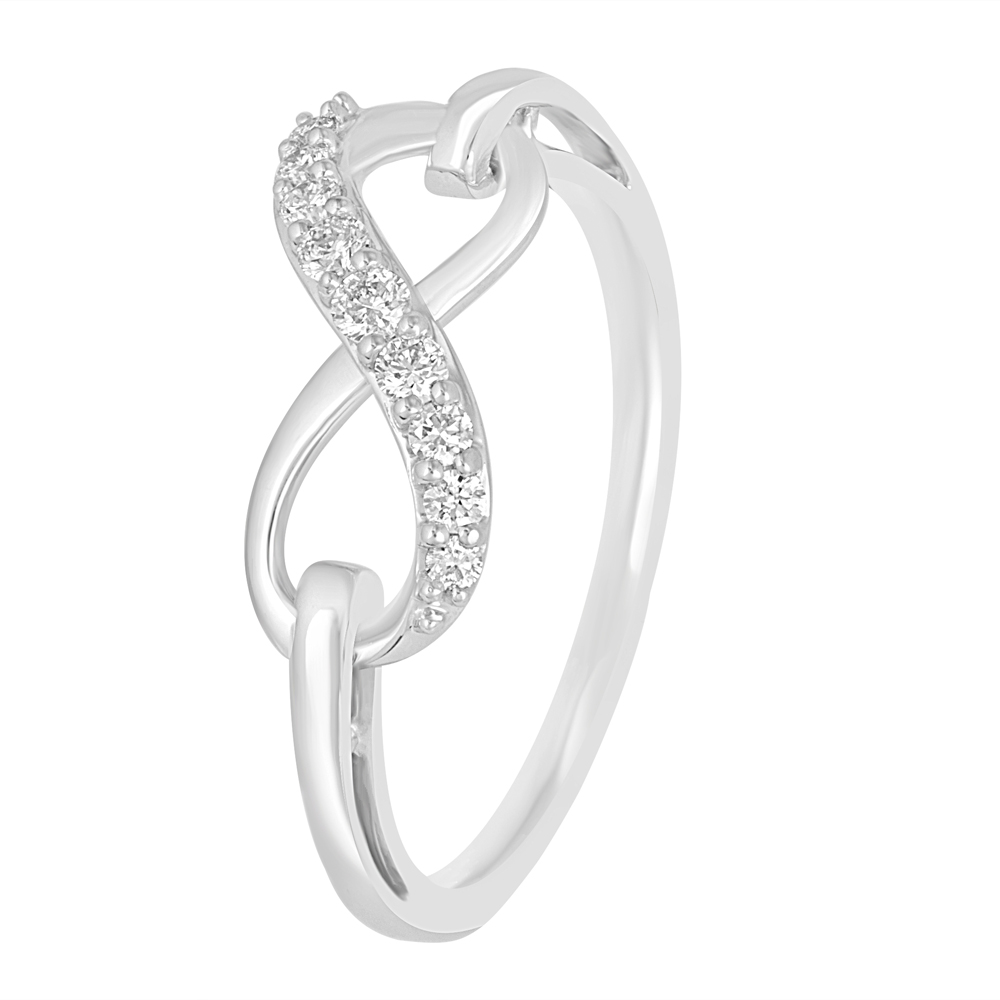 Diamond Infinity Ring, Infinity Knot Diamond Ring | Benati